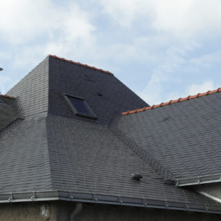 maison couverture ardoise